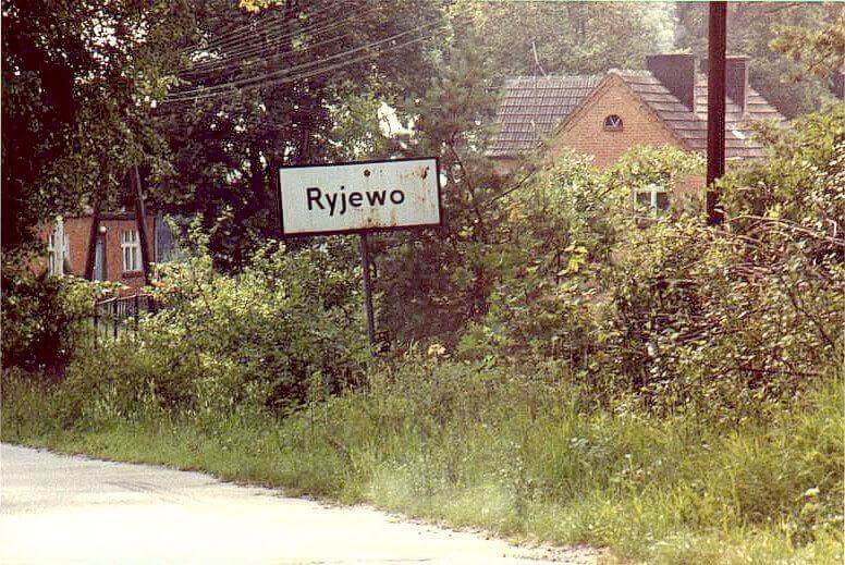 Ortseingang Rehhof/Ryjewo - Rehhof - Umgebung